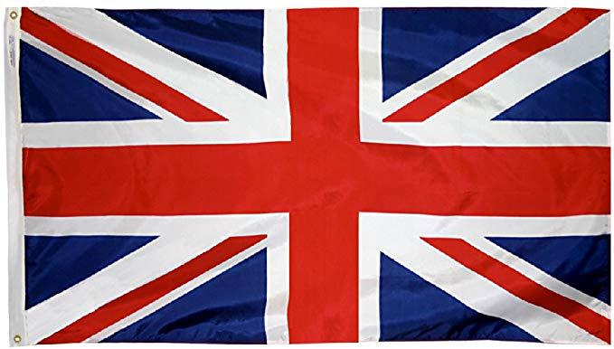 Full size British Flag - Dieu et mon droit