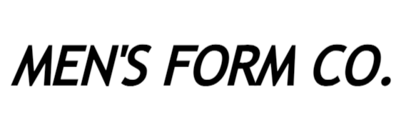 Text 'MEN'S FORM CO.' on a white background
